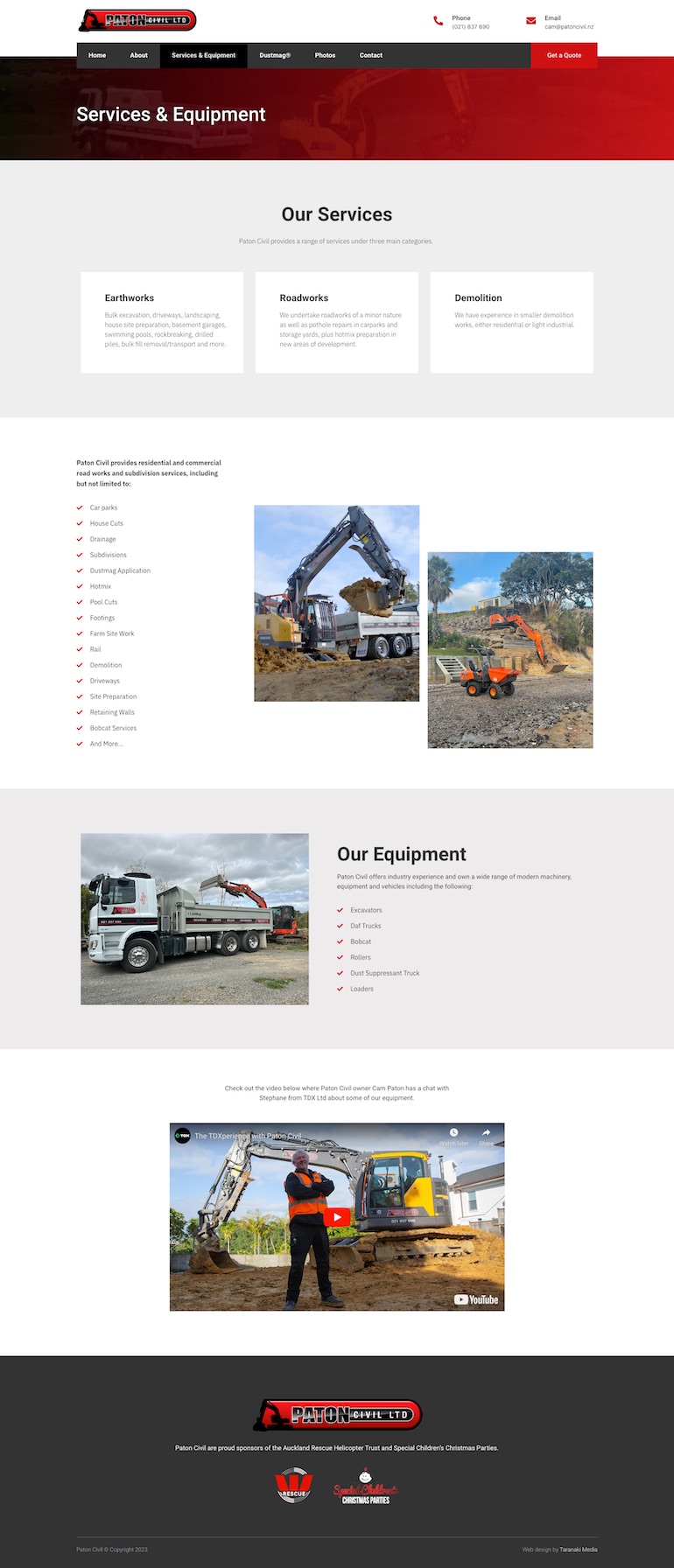 3 Services Equipment - Taranaki Media