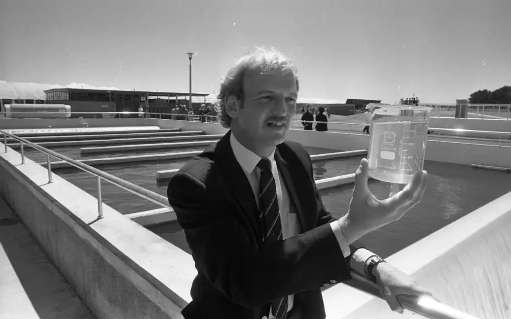 Watch: Mayoral Relief Fund renamed to honour former mayor David “Daisy” Lean - Taranaki Media The New Plymouth Wastewater Treatment Plant, opened 1984, is part of former mayor David Lean's legacy
