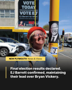 Who are the newly elected NPDC councillors, and what do they stand for? - Taranaki Media EJ Elected - Taranaki Media