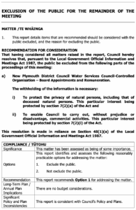 Council seeks to exclude public from meeting to appoint New Plymouth Water CCO directors - Taranaki Media Screenshot 2025 10 08 at 9.48.18 PM - Taranaki Media